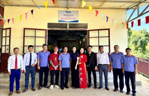 Khánh thành phòng ăn và trao quà cho học sinh vùng cao tại Điện Biên