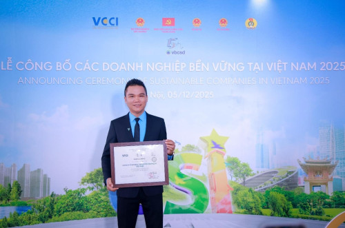 Herbalife Việt Nam được Liên đoàn Thương mại và Công nghiệp Việt Nam vinh danh Top 100 Doanh Nghiệp Bền Vững Việt Nam 2025